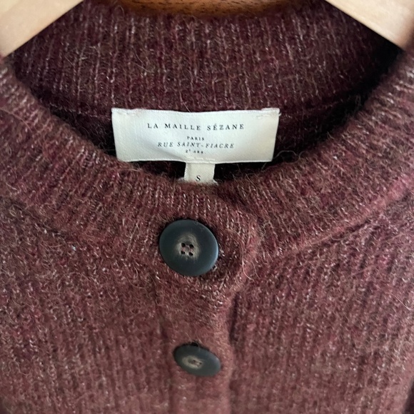 Sezane Othello Cardigan NEW size S - Picture 4 of 6